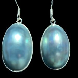 925 silver and pearl earrings